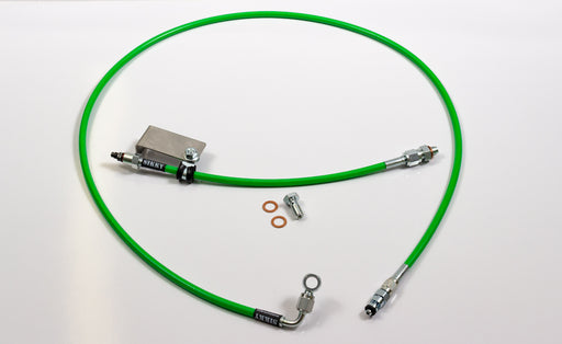 Universal T56 Clutch Line Kit, to work with Wilwood master cylinder. 48" long feed line, 12" bleeder line