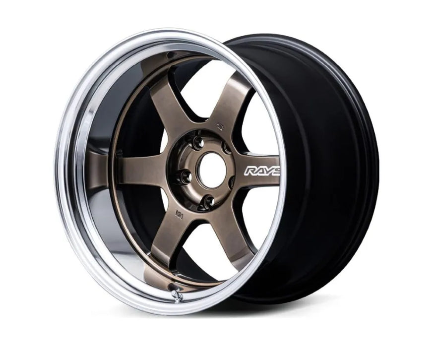 Volk Racing TE37V Spec-SR Wheel 15x7.5 4x100 25mm Shining Bronze Metal/Rim FDMC
