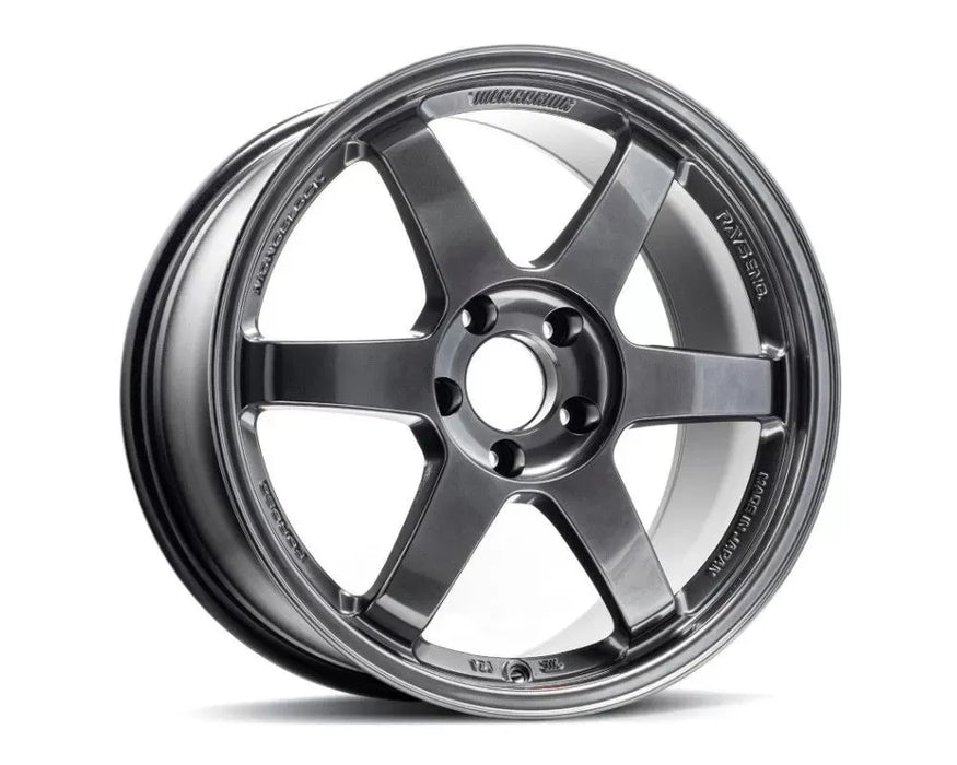 Volk Racing TE37SL Wheel 19x10.5 5x114.3 12mm Formula Silver