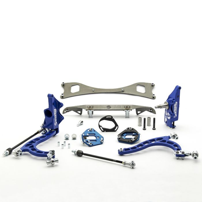 nissan s13 front v2 drift angle lock kit with rack relocation