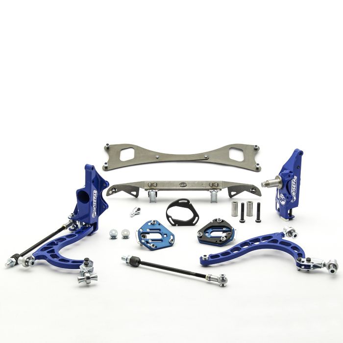 nissan s14/s15 front v2 drift angle lock kit with rack relocation