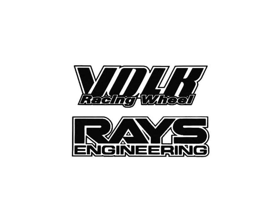 Volk Racing TE37 Repair Spoke Sticker - Black