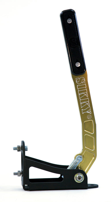 Pull-Back Style Hydraulic Handbrake - Gold Handle 