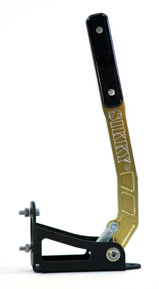 Pull-Back Style Hydraulic Handbrake - Gold Handle 