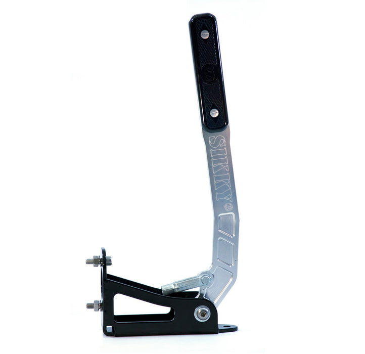 Pull-Back Style Hydraulic Handbrake - Silver Handle 