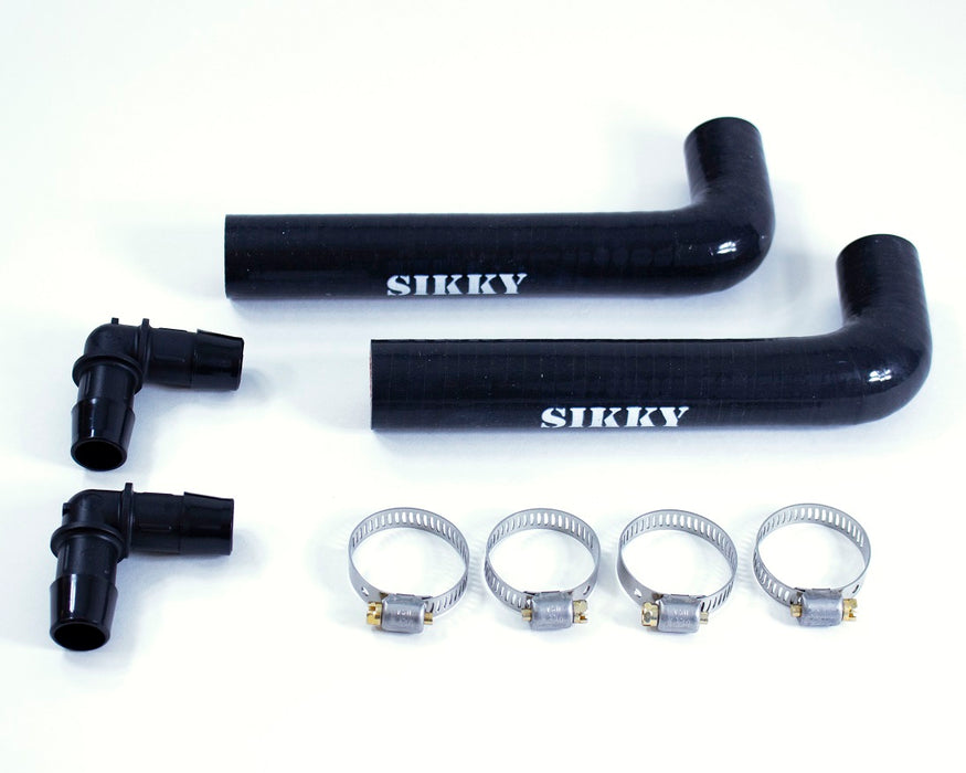 Heater Core Hose Kit tight 90 degree bends  